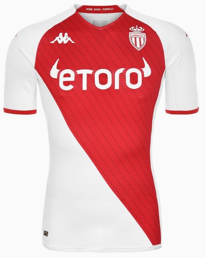 Camisa I Monaco 2022 2023 Kappa oficial 